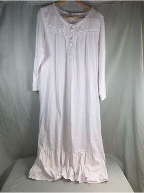 NWOT Cuddledown 100% Pima Cotton Nightgown with Pockets Size XL